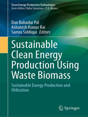 cover image of Sustainable Clean Energy Production Using Waste Biomass